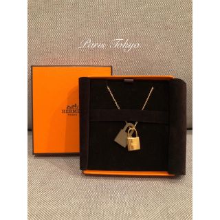 エルメス(Hermes)のエルメス オーケリーネックレス エトゥープ ゴールド金具(ネックレス)