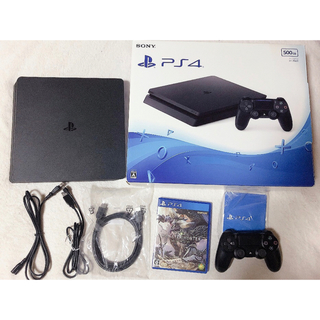 プレイステーション4(PlayStation4)のPS4 ☆ソフト付き☆ 500GB CUH-2000A(家庭用ゲーム機本体)