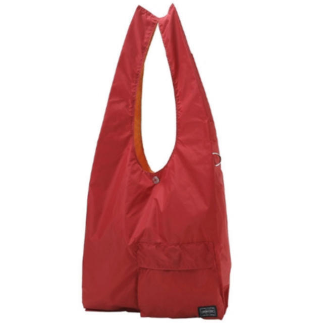 PORTER(ポーター)のポーターPORTER  GROCERY BAG (GMS)エコバッグ  レッド レディースのバッグ(エコバッグ)の商品写真