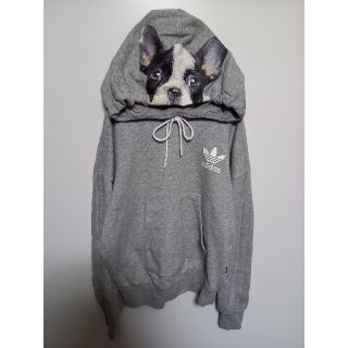 アディダス(adidas)のアディダス×リタオラ　コラボパーカー　犬フード(パーカー)