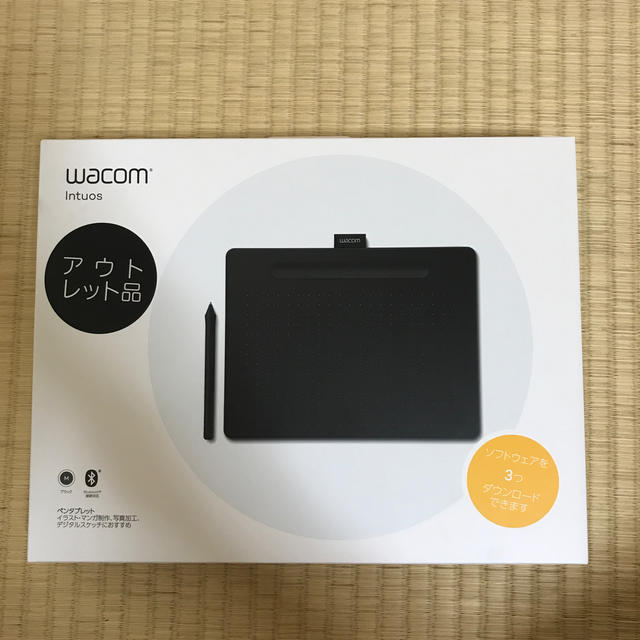 Wacom(ワコム)の【アウトレット品】WACOM CTL-6100WL/K0-DX ワコム ペンタブ スマホ/家電/カメラのPC/タブレット(タブレット)の商品写真