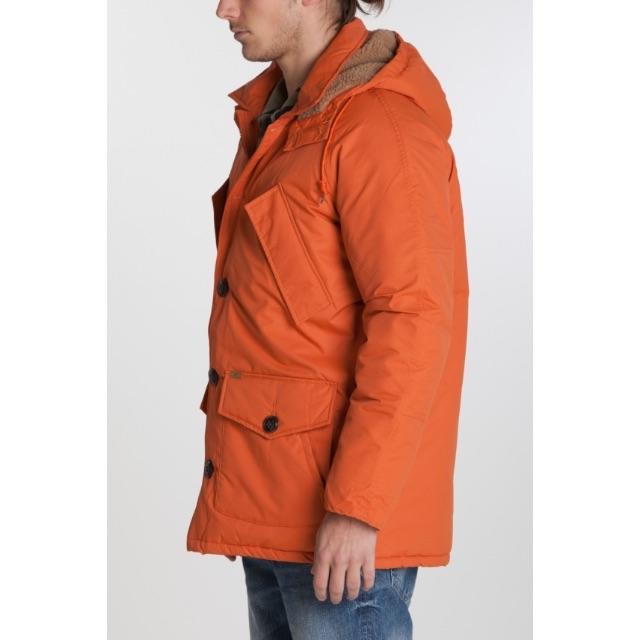 OBEY(オベイ)の新品送料無料 OBEY Holbrook Jacket /Orange S メンズのジャケット/アウター(ダウンジャケット)の商品写真