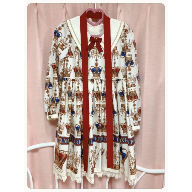 Angelic Pretty(アンジェリックプリティー)のAngelic Pretty British Crown ワンピース レディースのワンピース(ロングワンピース/マキシワンピース)の商品写真