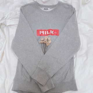 ミルクフェド(MILKFED.)のMILKFED. ロゴトレーナー スウェット スポーティー(トレーナー/スウェット)