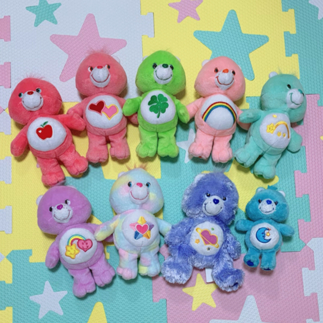 CareBears(ケアベア)のケアベアぬいぐるみ9体セット エンタメ/ホビーのおもちゃ/ぬいぐるみ(ぬいぐるみ)の商品写真