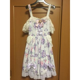 アンジェリックプリティー(Angelic Pretty)のエターナルローズブーケセット(ひざ丈ワンピース)