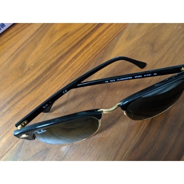 山田レン着用 Ray-ban サングラス クラブマスタークラシック