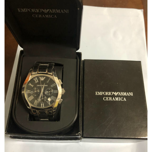 Emporio Armani(エンポリオアルマーニ)のEMPORIO ARMANI  CERAMICA メンズの時計(腕時計(アナログ))の商品写真