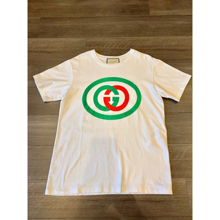 グッチ(Gucci)の国内正規品 グッチ インターロッキング ロゴ Tシャツ xs ホワイト 白(Tシャツ/カットソー(半袖/袖なし))