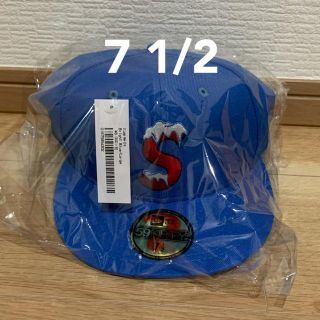 シュプリーム(Supreme)の7 1/2 Supreme New Era S Logo 20AW BLUE(キャップ)