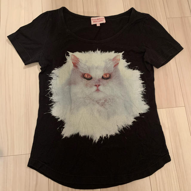 Vivienne Westwood(ヴィヴィアンウエストウッド)のヴィヴィアン♡猫Tシャツ レディースのトップス(Tシャツ(半袖/袖なし))の商品写真