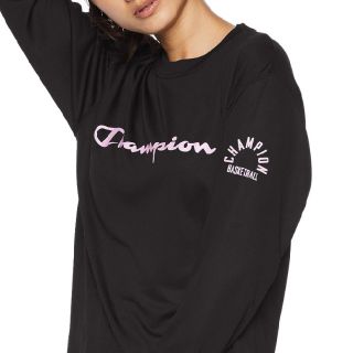 チャンピオン(Champion)の新品 XL チャンピオン バスケットボール DRYSAVER ロングTシャツ 黒(Tシャツ(長袖/七分))