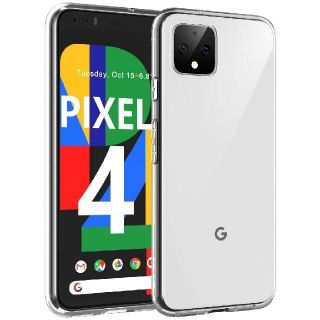 新品:送料無料 Google pixel 4a シリコンケース クリア 透明(Androidケース)