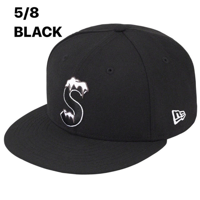Supreme S logo New Era 5/8 BLACK