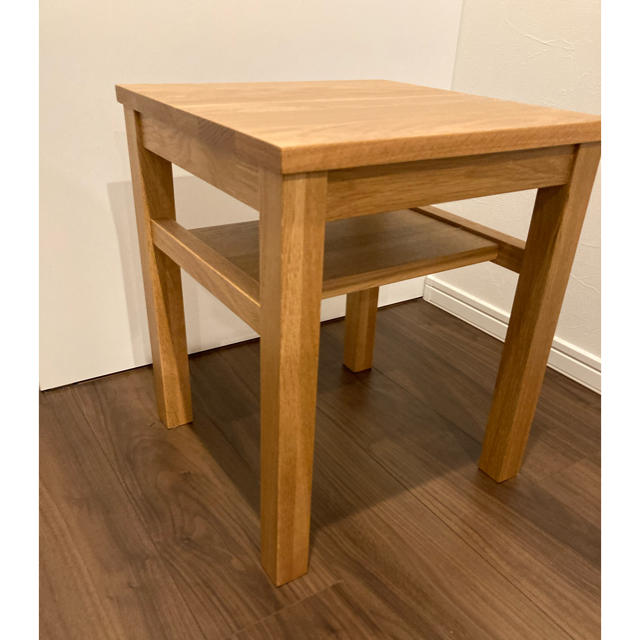 無印良品　木製サイドテーブルベンチ