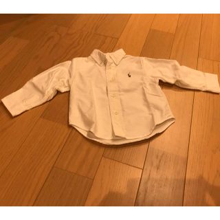 ラルフローレン(Ralph Lauren)のラルフローレン　白シャツ　80(シャツ/カットソー)