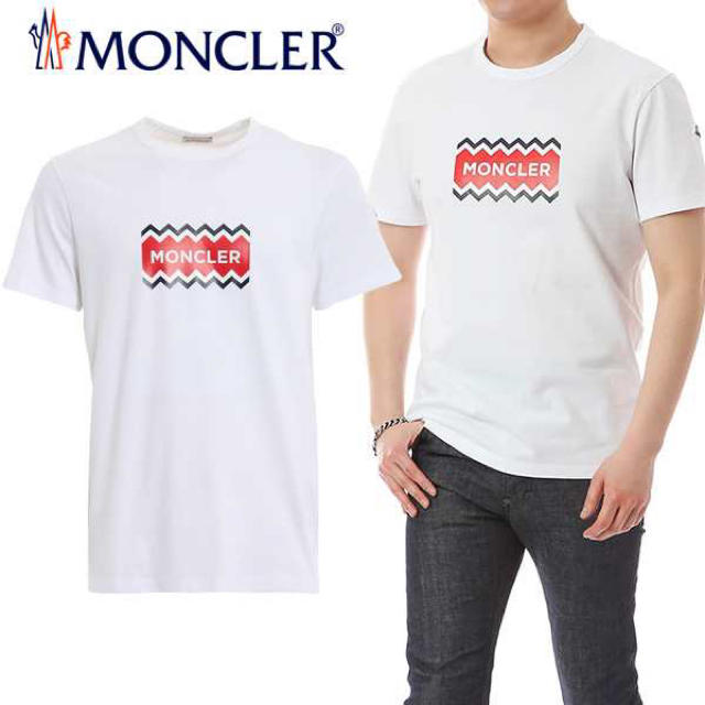 極美品★希少★ MONCLER ロゴプリントTシャツ L モンクレール 入手困難 赤字