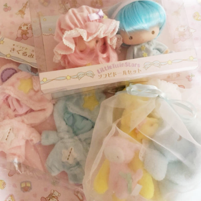 キキララ♡リトルツインスターズ♡ソフビドール♡新品未開封 キキララ♡リトルツインスターズ♡ソフビドール♡新品未開封