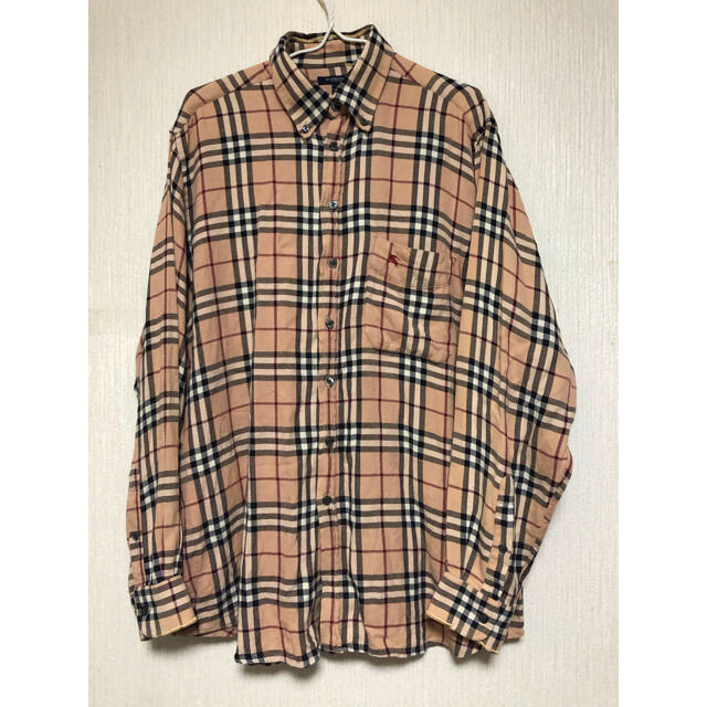 BURBERRY(バーバリー)の【Burberry】ノバチェック　長袖シャツ　ネル　秋冬素材 メンズのトップス(シャツ)の商品写真