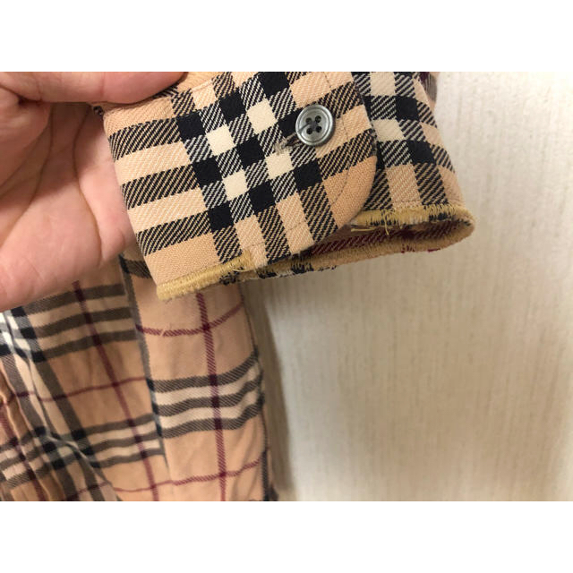 BURBERRY(バーバリー)の【Burberry】ノバチェック　長袖シャツ　ネル　秋冬素材 メンズのトップス(シャツ)の商品写真