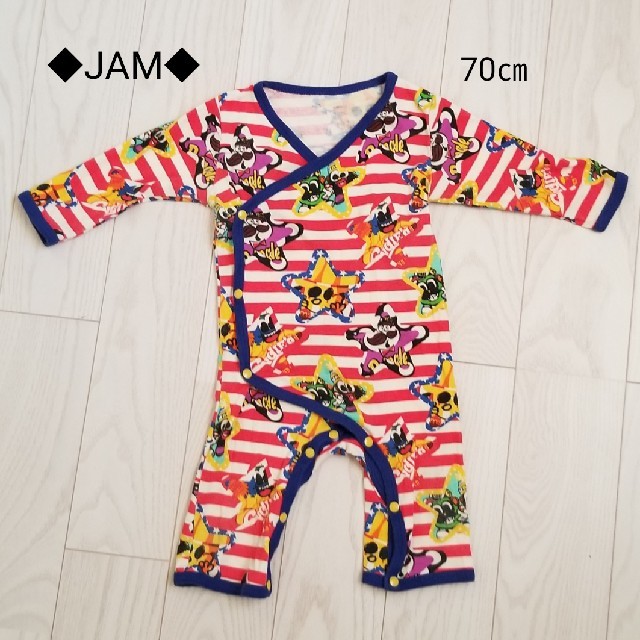 JAM(ジャム)の専用♡Jamベビーロンパース70㎝  ロンT100㎝  おまとめ キッズ/ベビー/マタニティのベビー服(~85cm)(ロンパース)の商品写真