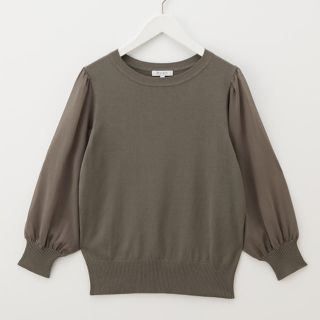 プラステ(PLST)のPLST(プラステ)★今季完売カラー★ シアースリーブボートネックニット(シャツ/ブラウス(長袖/七分))