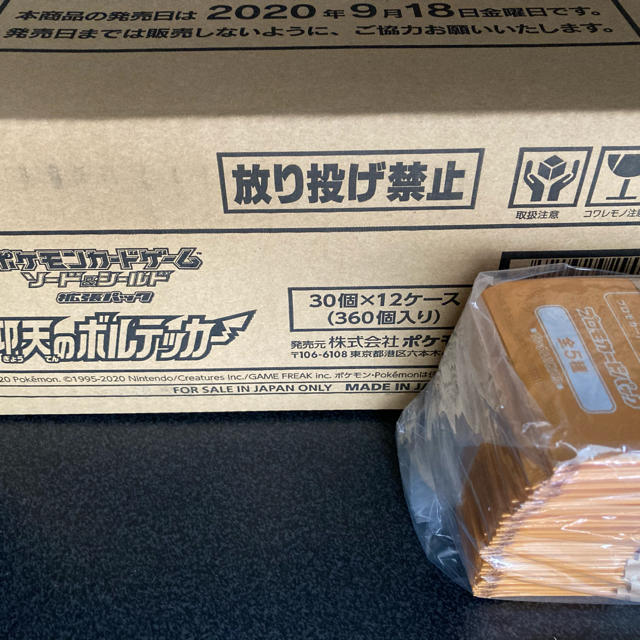 ポケモン - ポケモンカード 仰天のボルテッカー  box 1カートン 特典付