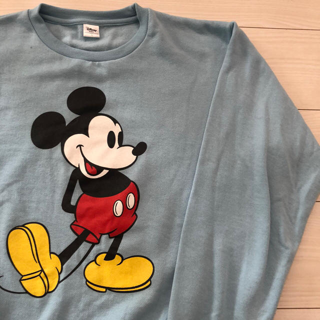 Disney(ディズニー)の90s Disney Mickey プリント　スウェット　Lサイズ　ディズニー メンズのトップス(スウェット)の商品写真