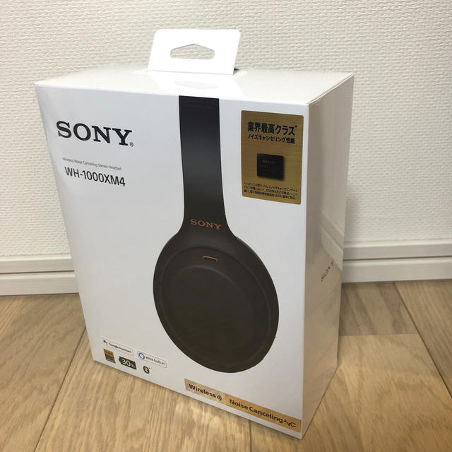 新品未開封】SONY WH-1000XM4 ブラック 新品未開封】SONY WH-1000XM4 ブラック