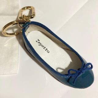 レペット(repetto)のrepetto レペット シューズ キーリング キーホルダー ブルー 新品(キーホルダー)