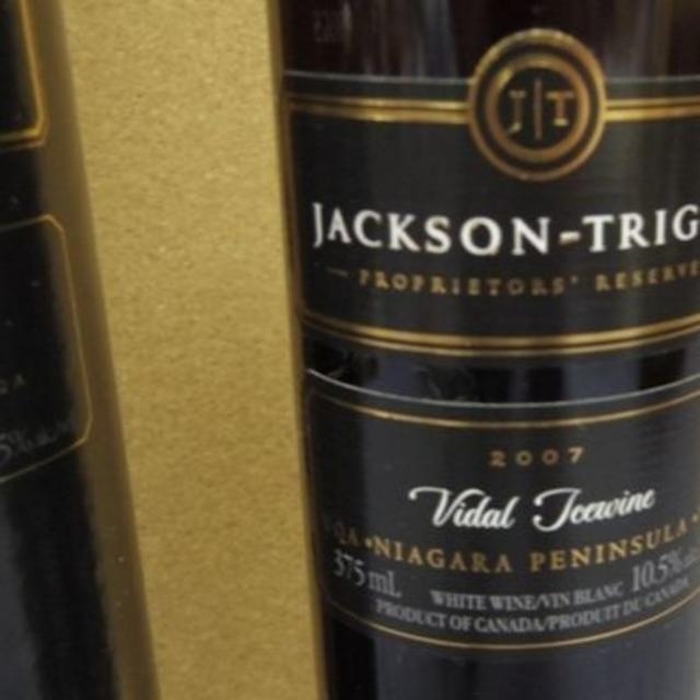 ※未開栓※　2007 Jackson-Triggs Vidal Icewine 食品/飲料/酒の酒(ワイン)の商品写真