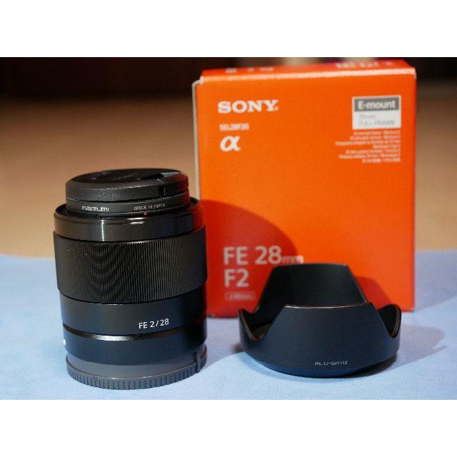 美品 SONY FE 28mm F2 SEL28F20 フィルタ付