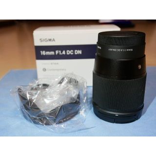 シグマ(SIGMA)の新同品 SIGMA 16mm F1.4 DC DN Eマウント用(レンズ(単焦点))