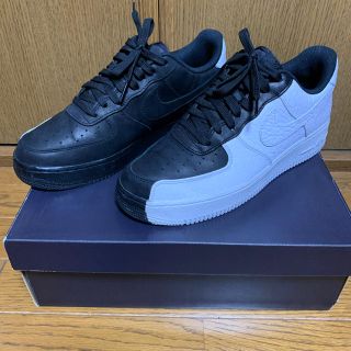 ナイキ(NIKE)のAIR FORCE 1  SPLIT WHITE BLACK 27cm(スニーカー)