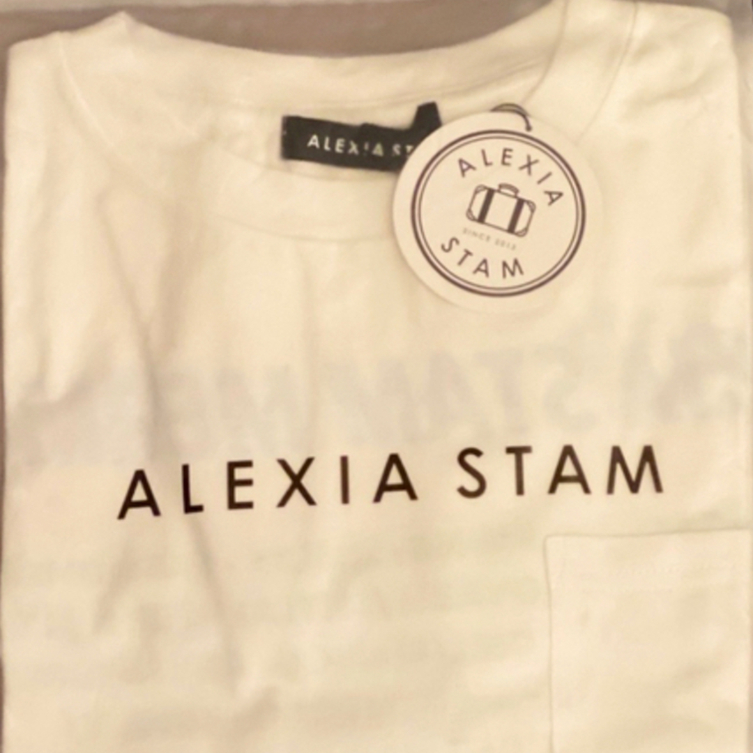 ALEXIA STAM(アリシアスタン)のアリシアスタン Tシャツ Mermaids Tee White 白T 新品未使用 レディースのトップス(Tシャツ(半袖/袖なし))の商品写真