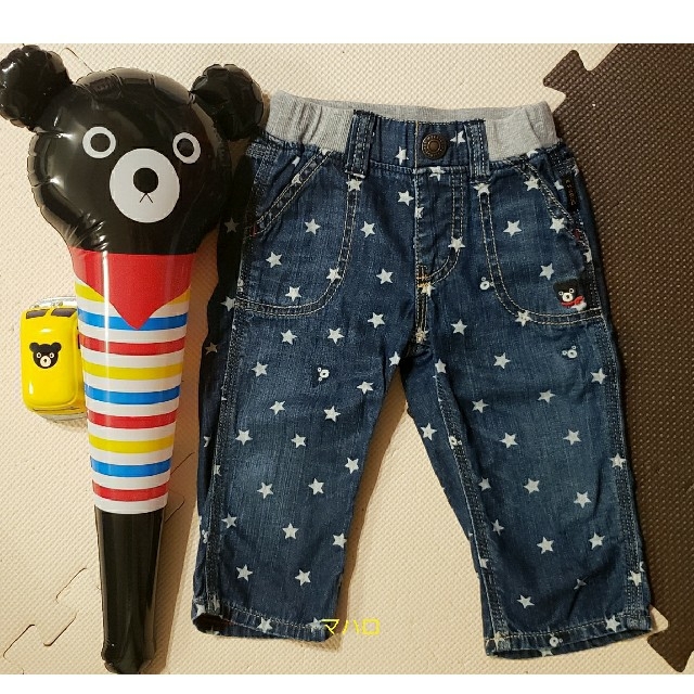 DOUBLE.B(ダブルビー)のミキハウス　ダブルb 　デニムパンツ キッズ/ベビー/マタニティのキッズ服男の子用(90cm~)(パンツ/スパッツ)の商品写真