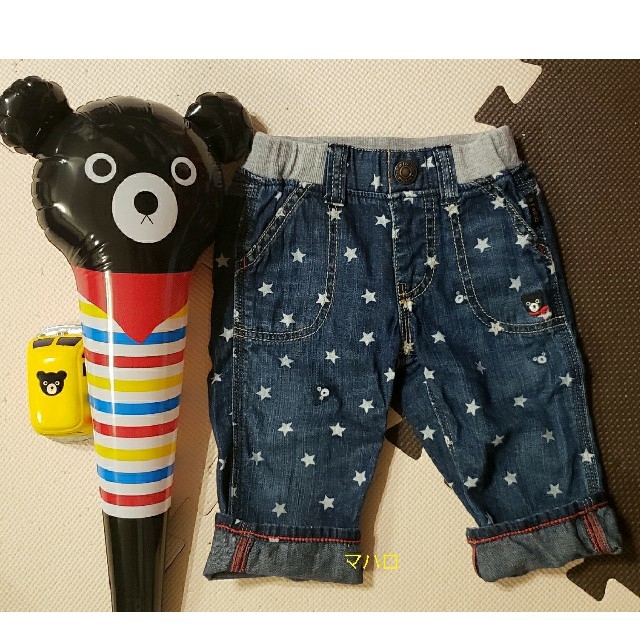 DOUBLE.B(ダブルビー)のミキハウス　ダブルb 　デニムパンツ キッズ/ベビー/マタニティのキッズ服男の子用(90cm~)(パンツ/スパッツ)の商品写真