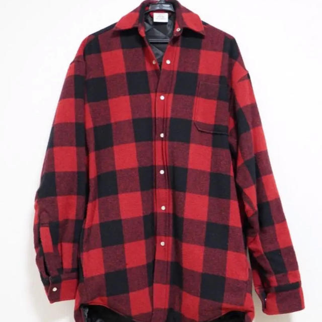 Vetements Check Oversize Flannel Shirt S