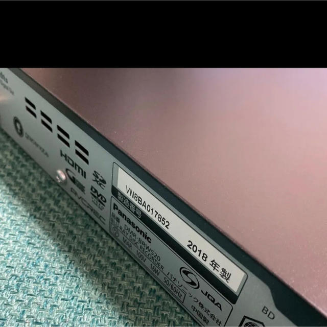 Panasonic Blu-ray ブルーレイレコーダー dmr-brw520 2018年製 Panasonic Blu-ray ブルーレイレコーダー dmr-brw520 2018年製