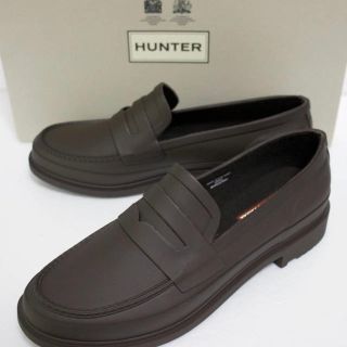 ハンター(HUNTER)の定価16500 新品 本物 HUNTER メンズ リファンド ペニー ローファー(長靴/レインシューズ)