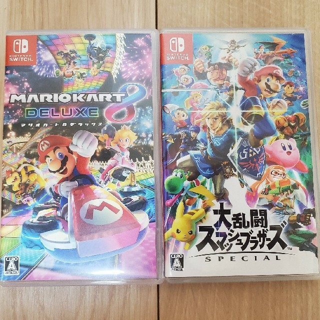 【ソフトのみ】スマブラ、マリオカートセット Switch用ソフト