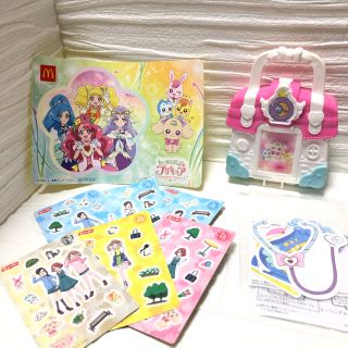 マクドナルド(マクドナルド)のプリキュア⭐️ハッピーセット❣️プリキュアソーセージ　シール6枚おまけ付(キャラクターグッズ)