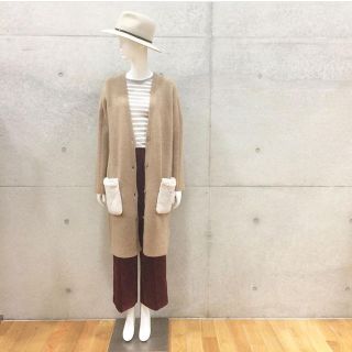 ユナイテッドアローズ(UNITED ARROWS)の売り切り価格！限界底値！アストラット　ロングカーディガン　美品(カーディガン)