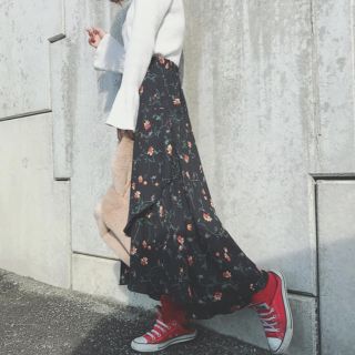 ヘザー(heather)のFlower skirt ♡まるまる様専用♡(ロングスカート)