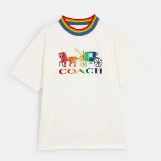 コーチ(COACH)の【新品】COACH レインボー Tシャツ(Tシャツ/カットソー(半袖/袖なし))