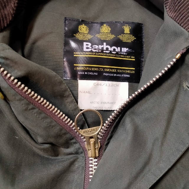 Barbour(バーブァー)のデッドストック Barbour Endurance VENTILE PADDED メンズのジャケット/アウター(モッズコート)の商品写真