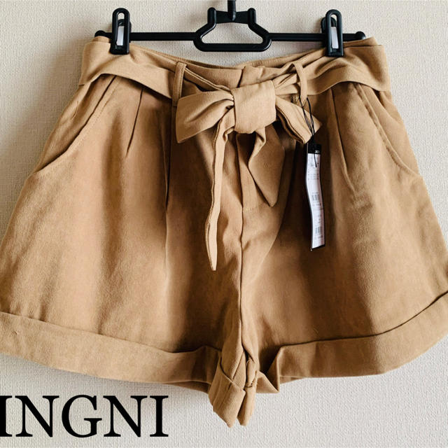 INGNI(イング)の新品★イング INGNI★スエード調★ショートパンツ★キュロット レディースのパンツ(キュロット)の商品写真