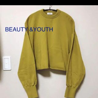 ビューティアンドユースユナイテッドアローズ(BEAUTY&YOUTH UNITED ARROWS)のBEAUTY&YOUTH ボリューミーなトレーナー　秋色⭐︎(トレーナー/スウェット)