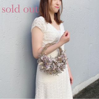 sold out！【限定1個】小花がちりばめられたリースブーケ(ブーケ)