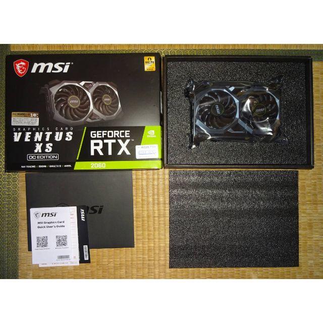 MSI RTX 2060 VENTUS XS 6G OC 今月購入PC/タブレット